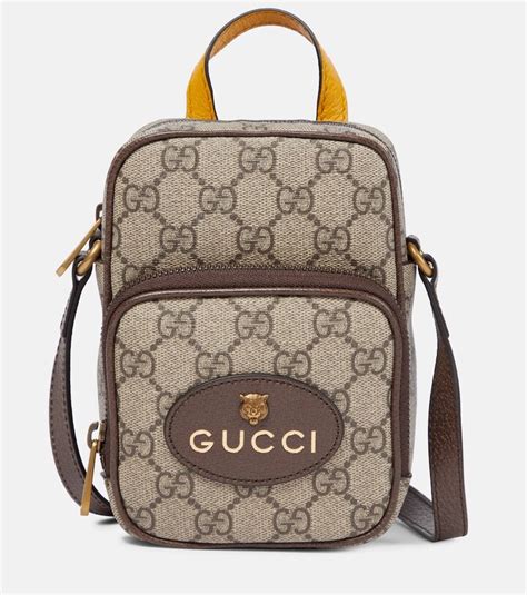 gucci gg supreme pocket crossbody bag|Gucci neo vintage crossbody.